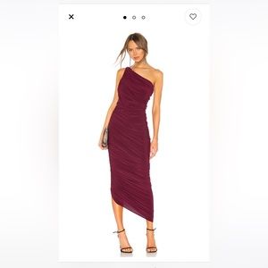 Revolve dress size small, maroon/ plum colored